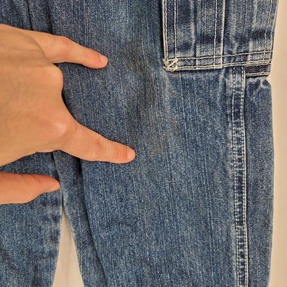 Tommy Hilfiger Kids Boys Vintage 2003 Bib Overalls Size 4 Tommy Jeans Flag - Picture 12 of 12